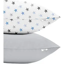 Набір наволочок Cosas G&B Star 50х70 см (SetPillow_StarGreyBlue_Grey_50x70)