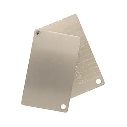 Металеві пластини Btcwallet White Plate для зберігання сід-фрази, 2 штуки + кріпильний болт - мініатюра 7