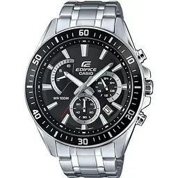 Годинники чоловічі кварцові наручні Оригінал Casio Edifice EFR-552D-1AVUEF на сталевому браслеті (модуль 5490)