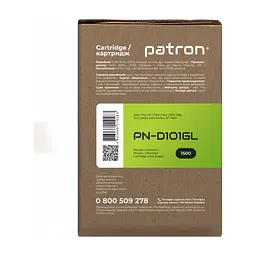 Картридж Patron SAMSUNG MLT-D101S (ML-2160) GREEN Label (PN-D101GL) - мініатюра 3