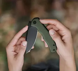 Ніж складаний Civivi Mini Praxis чорне лезо (C18026C-1) темно-зелений - мініатюра 8