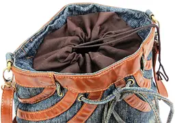 Джинсова сумка у формі жіночої спідниці Fashion Jeans8057 Темно-синя - мініатюра 7