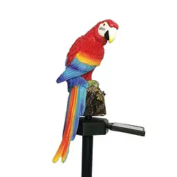 Ліхтар садовий SOLAR PARROT / Світильник для саду Папуга на сонячній батареї - мініатюра 4