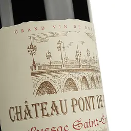 Вино Chateau le Pont de Pierre 2020 AOP Lussac червоне сухе 0.75 л  - мініатюра 3