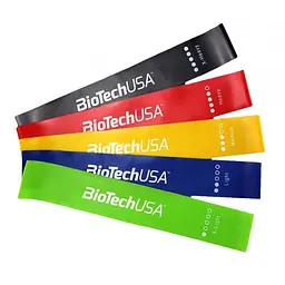 Набір тренувальних резинок BiotechUSA Fitness Resistance Band Set 5 шт.  