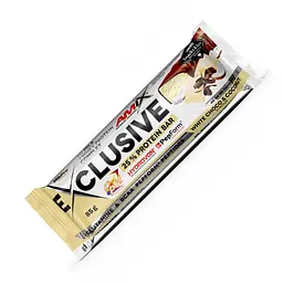Батончик AMIX Exclusive Protein Bar, 85 грам - Білий шоколад-кокос