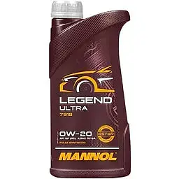 Автомобільна моторна олива MANNOL Legend Ultra 0W-20 1л MN7918-1