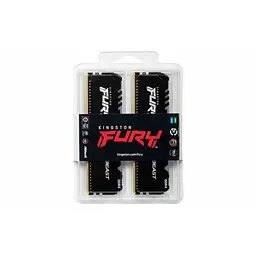 Модуль пам'яті Kingston Fury DDR4 16Gb (2x8) Beast 3200 MHz RGB (KF432C16BBAK2/16) Б/в - мініатюра 5