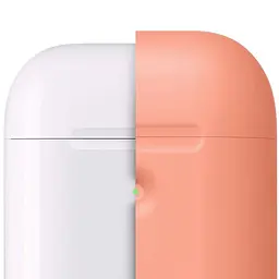Чохол Elago A2 Silicone Case Peach для Airpods with Wireless Charging Case кораловий (EAP2SC-PE) - мініатюра 3