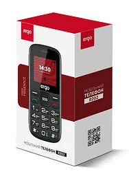 Мобільний телефон Ergo R202 Dual Sim Black (7137269) - мініатюра 4