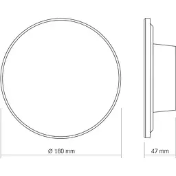 Світильник LED Videx WL03 настінний IP65, 12W 3000K-4000K-6500K White (VL-WL03-12CW) - мініатюра 4