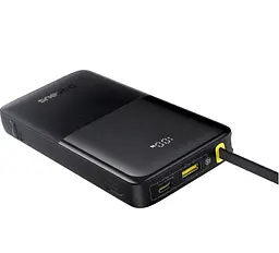 Зовнішній акумулятор із вбудованим кабелем Baseus Bipow 2 Digital Display Built-in USB-C Cable 10000mah - мініатюра 3