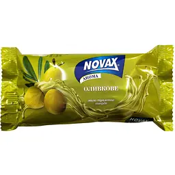 Мило туалетне тверде NOVAX Aroma Оливкове 140 г (4820195509487)