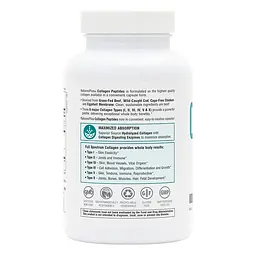 Пептиди колагену NaturesPlus Collagen Peptides (Type I II III IV V X) 120 капсул - мініатюра 3