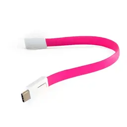 Дата кабель USB 2.0 AM to Type-C 0.18m pink Extradigital (KBU1788) - мініатюра 4