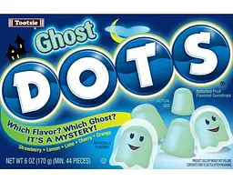 Жувальні цукерки Dots Ghost Halloween Assorted Flavors Gumdrops 170г