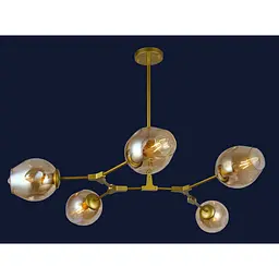 Люстра молекула Levistella 752L7731-5 GD+BR - мініатюра 2