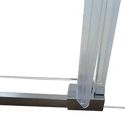 Душова кабіна без піддону Koer SR SC03-90x90x200-TR-07 прозоре скло Easy Clean 6 мм, graphite KR5359, Універсальна, прозорий, графіт - мініатюра 8