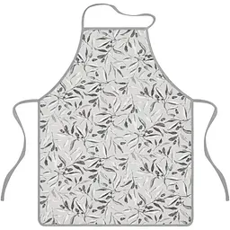 Фартух Ardesto Grey Leaves cірий 60 х 80 см (ART12GL)