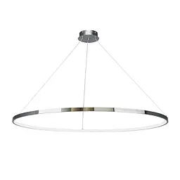Люстра стельова LED Levistella 7529832-1 CHROME LED (1000), 74W, 1000мм, три режими кольору, хромований метал, сучасний стиль для - мініатюра 2