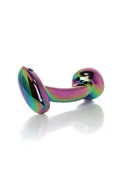Анальна пробка B-Series Jewellery Multicolour Curved Plug S - мініатюра 5
