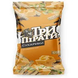 Сухарики ТРИ ПІРАТИ 70г Сир