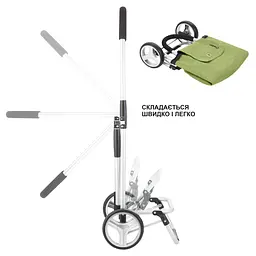 Cумка-візок ShoppingCruiser Foldable Green (650068) - мініатюра 6