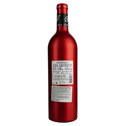 Вино Chateau Les Meritz Le Feu Sacre 2021 AOP Gaillac, червоне, сухе, 0,75 л - мініатюра 4