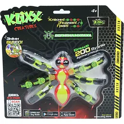 Вогняна мураха Zing Klixx Creaturez Fidget, жовтий з червоним (KX120_A) - мініатюра 2