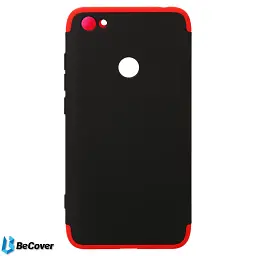 Панель BeCover Super-protect Series для Xiaomi Redmi Note 5A Black-Red (701870) - мініатюра 2