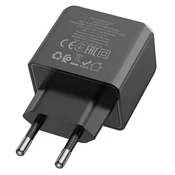 Зарядний пристрій Hoco CS15A Type-C PD30W чорний - мініатюра 7