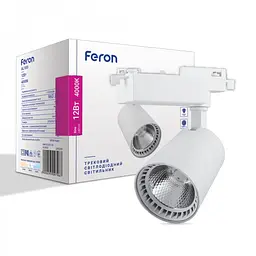 Світлодіодний трековий світильник Feron AL100 12Вт 4000K білий