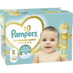 Уцінка. Підгузки Pampers Premium Care 2 (4-8 кг) 136 шт. - мініатюра 2