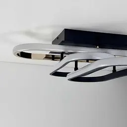 Світильник LED smart DIOR+пульт 90W 3000-5000K IP20 квадрат чорний + золото Violux ( 220915 ) - мініатюра 5