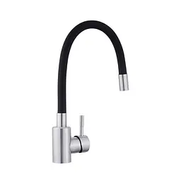 Змішувач для кухні з гнучким виливом Agua Acero-INOX035NS-1 CV023288 Хром матовий - мініатюра 3