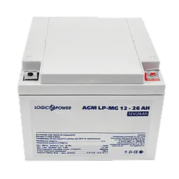 Акумулятор мультигелевий LP-MG 12V - 26 Ah Silver - мініатюра 2