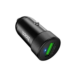 Автомобільний зарядний пристрій Hoco Z32 Speed Up single port QC3.0 car charger Чорний