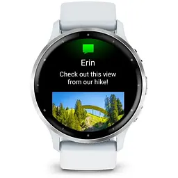 Смарт-годинник Garmin Venu 3 Silver Stainless Steel Bezel with Whitestone Case and Silicone Band (010-02784-50) - мініатюра 4
