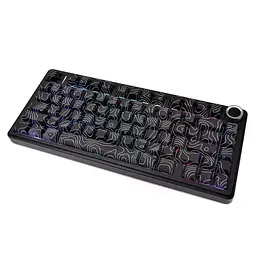 Игровая механическая клавиатура AULA F75 / Три режима подключения / Seiya Switch / Black Lines - мініатюра 6