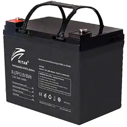 Акумуляторна батарея Ritar LiFePO4 12,8V 30Ah 384Wh ( 195 x 155 x 130 ) Q1