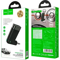 Bluetooth аудіо адаптер Hoco E53 Dawn Sound Black (729750) [92264] - мініатюра 5