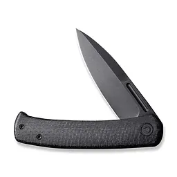 Ніж складаний туристичний Civivi Caetus Flipper, (8.8 см) Damascus/карбоновий Fiber - мініатюра 3