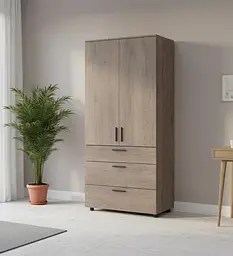 Шафа для одягу Doros Торн Кремона Канноло 2 ДСП/3Ш (полиці) 90х51.6х200 (44900430)