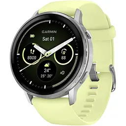 Смарт-годинник Garmin Venu 4 45mm Silver with Citron Silicone Band (010-03014-02) [146409]