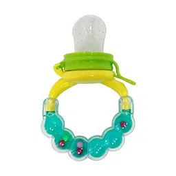 Ніблер для прикорму немовлят MGZ-0005(Turquoise) з брязкальцем - мініатюра 2