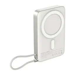 Батарея універсальна Sigma X-power SI10A8QL-MAG silver 10000mAh, Magnetic wireless 15W, charge iWatch, PD+QC, 22,5W max (4827798161012) - мініатюра 4