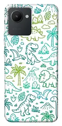 TPU чохол Demsky Dino pattern для Realme C30s