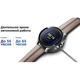 Годинник розумний Xiaomi Watch 2 Pro BHR7216GL сріблястий корпус коричневий ремінець шкіра - мініатюра 7