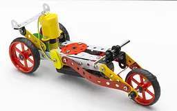 Конструктор Zephyr Robotix-1 металевий з електромотором 114 елементів 8 моделей - мініатюра 4