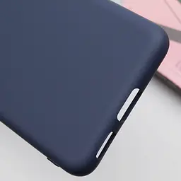 Чохол TPU GETMAN Liquid Silk Full Camera для Samsung Galaxy S21 Синій / Midnight Blue - мініатюра 6